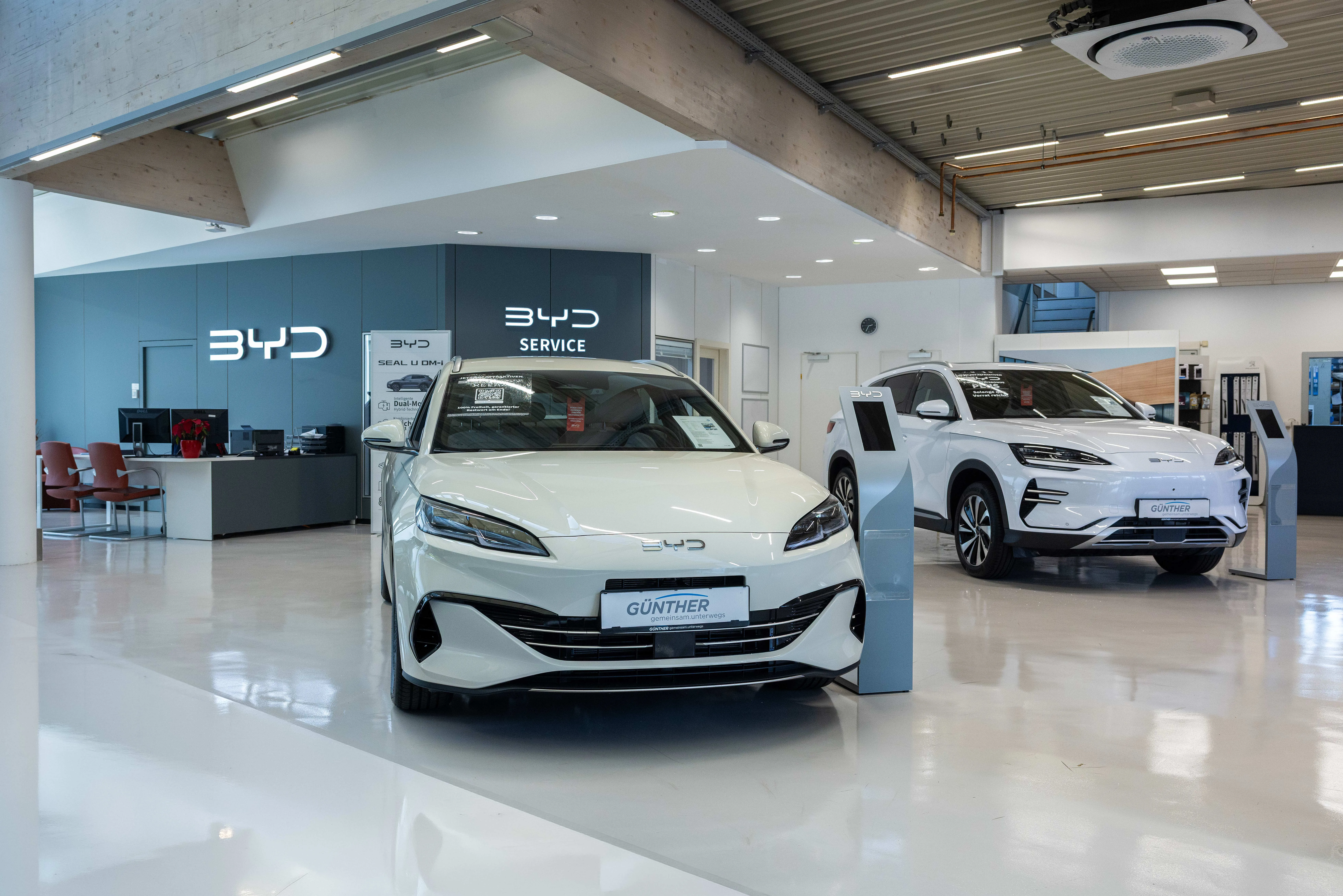 BYD Schauraum bei Auto Günther in Linz Urfahr